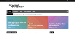 Desktop Screenshot of donedealwholesale.com